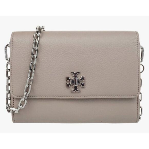 Tory Burch Handbags - Tory Burch Mercer Greinge leather chain crossbody bag